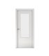 Puerta Blanca Line Cristal Block Maciza