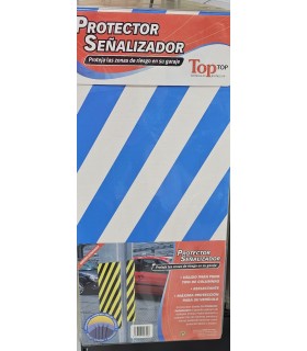 Paragolpes Bicolor Azul/Blanco 30cmx 65 cm  - Pinturas Vero