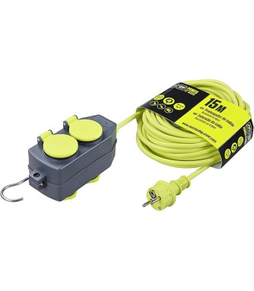 Luceco Prolongador de Corriente 15M 4 Tomas  - Pinturas Vero