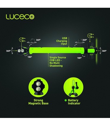 Luceco Barra Led Recargable 10w  - Pinturas Vero