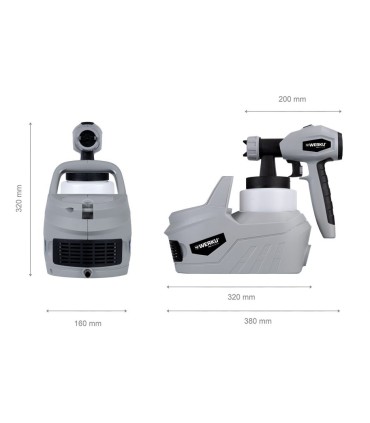 Werku Turbina 650W HVLP  - Pinturas Vero