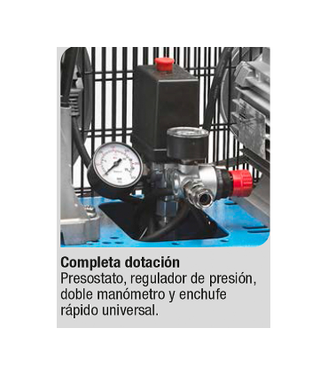 Compresor Imcoinsa 3HP 50LT 330LPM  - Pinturas Vero