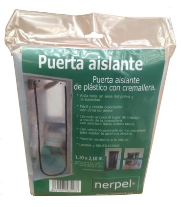 Puerta Aislante con cremallera