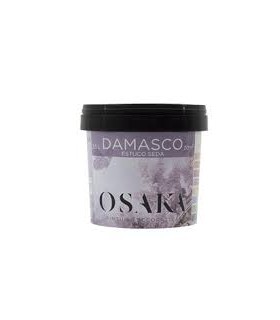 Osaka Damasco Estuco Seda Plata 1Lt  - Pinturas Vero