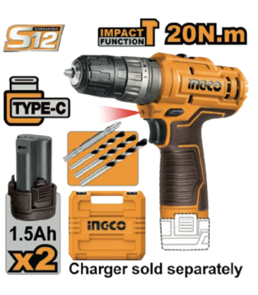 Ingco Taladro Inalámbrico 20NM  - Pinturas Vero