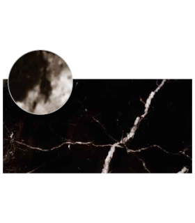 Panel Decorativo PVC Marquina Negro Brillo 1220 x 2800 mm  - Pinturas Vero