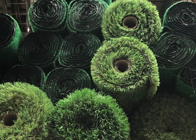 Variedad de cesped artificial